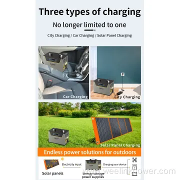 Portable Power Station Large Capacity 600W -1700W Popular Outdoor